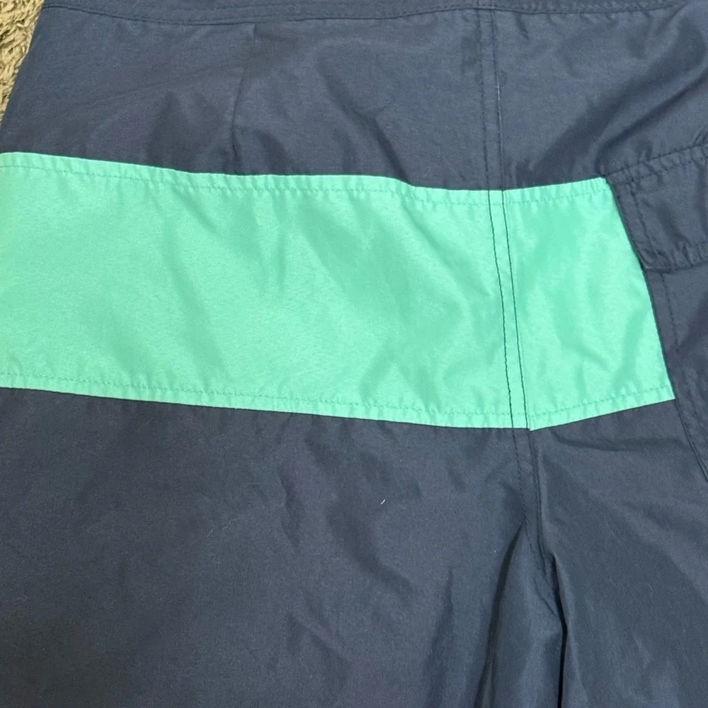 GAP Men's Navy and Aqua Swim Board Shorts